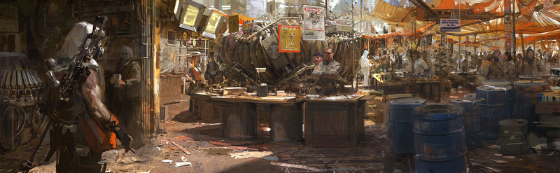 Illustration for article titled The fantastic worlds of Craig Mullins—one of the best illustrators ever